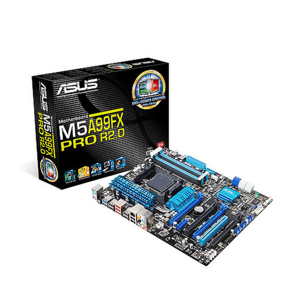 ASUS M5A99FX PRO R2.0 AMD 990FX Socket AM3+ ATX motherboard