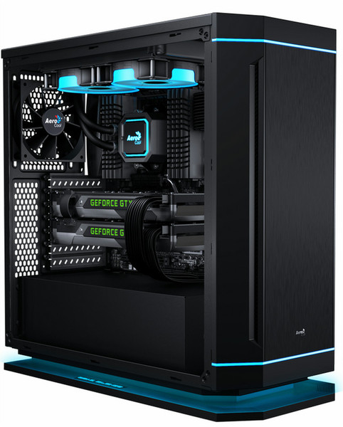 Aerocool DS 230 Midi-Tower Schwarz Computer-Gehäuse