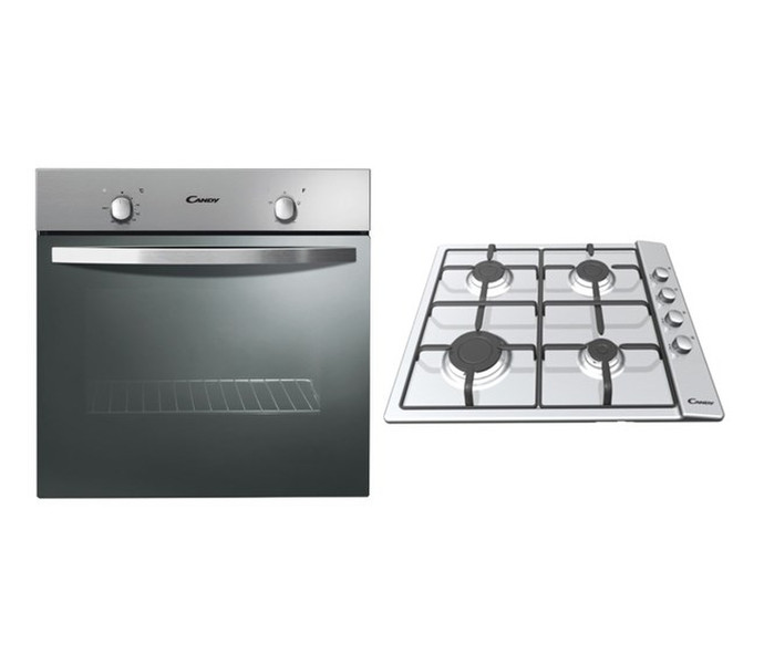 Candy CLG 64 SPX + FST 100/6 X set Gas hob Electric oven cooking appliances set