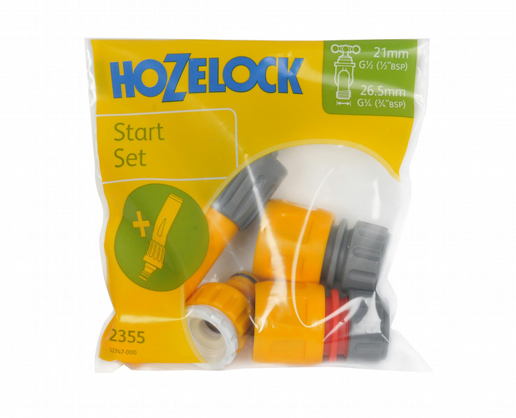 Hozelock 2355 Garden water spray nozzle PVC Grey,Yellow garden water spray gun nozzle
