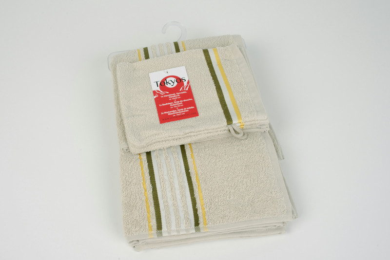 Jules Clarysse UJ-4951W-X Bath towel Cotton Beige 4pc(s)
