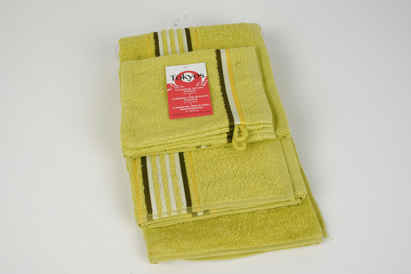 Jules Clarysse UJ-4951W-X Bath towel Cotton Yellow 4pc(s)