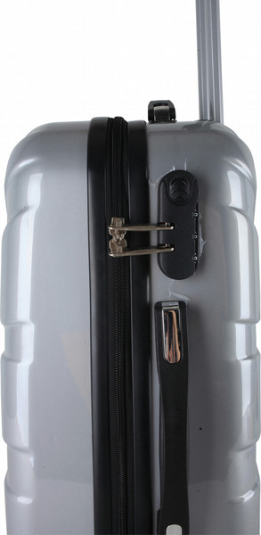 LuluCastagnette 91 122/58 SILVER Trolley Silver luggage bag