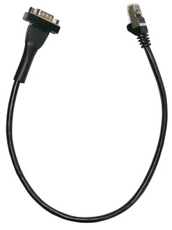 Shuttle POR01 RJ-45 D-Sub Schwarz Kabelschnittstellen-/adapter