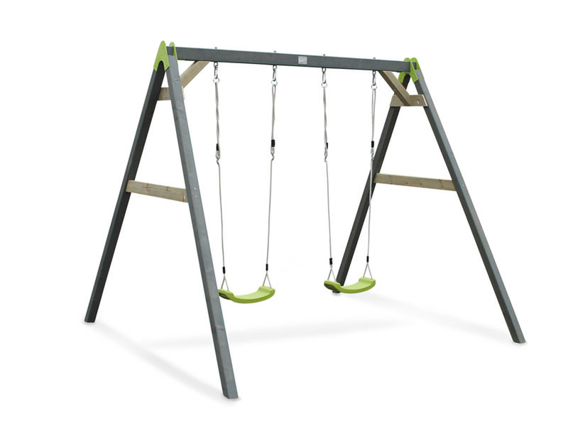 EXIT Aksent Double Swing Playground swing set