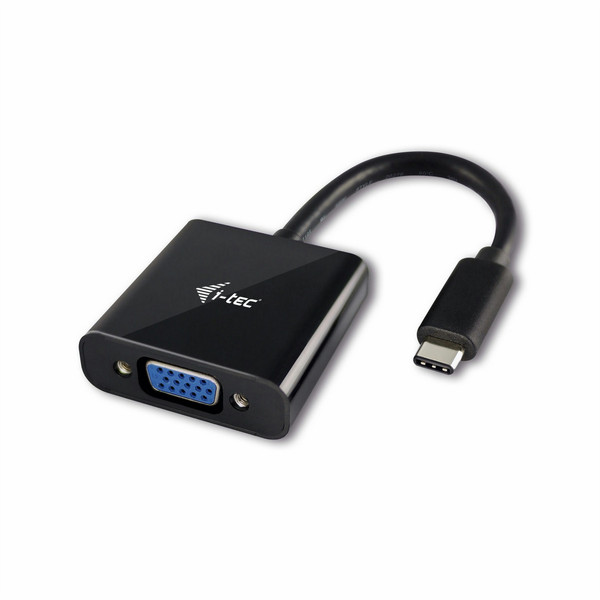 iTEC C31VGA USB C VGA Черный кабельный разъем/переходник
