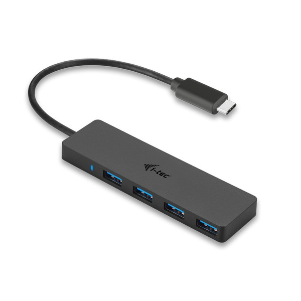iTEC C31HUB404 USB 3.0 (3.1 Gen 1) Type-C 5000Мбит/с Черный хаб-разветвитель