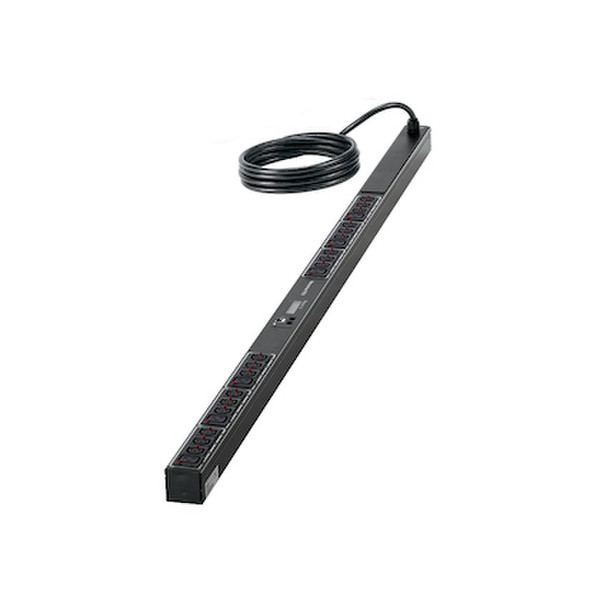 Panduit Q1L1B1F0A24AFA0 24AC outlet(s) 1U Black power distribution unit (PDU)