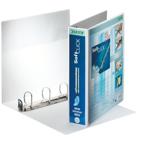 Esselte Leitz Soft Click A4, 4 x 40mm White ring binder