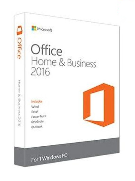 Microsoft Office Home & Business 2016 Voll 1Benutzer TUR