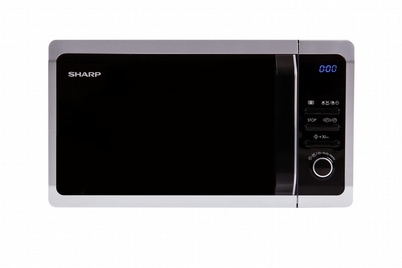 Sharp Home Appliances R-243S Настольный Обычная (соло) микроволновая печь 20л 800Вт Cеребряный микроволновая печь