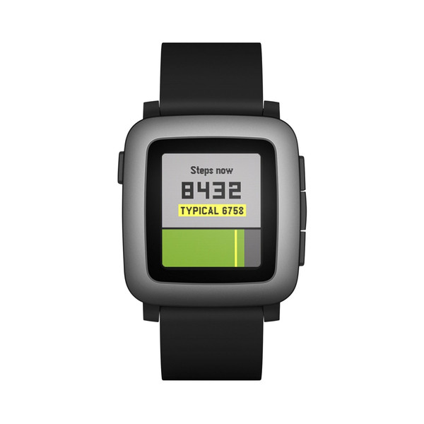 Pebble Time 42.5g Schwarz, Grau Smartwatch