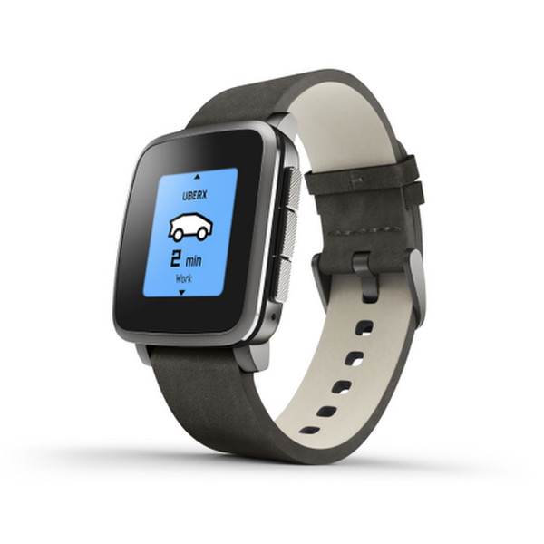 Pebble Time Steel 62.3g Black smartwatch