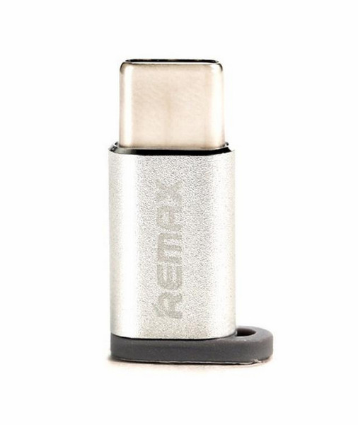 Remax RA-USB1 Micro USB Type-C Cеребряный кабельный разъем/переходник