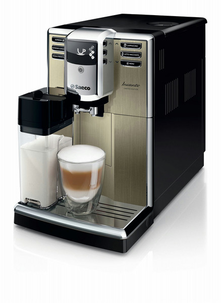 Saeco Incanto HD8915/09 Freestanding Fully-auto Espresso machine 1.8L Champagne,Stainless steel coffee maker
