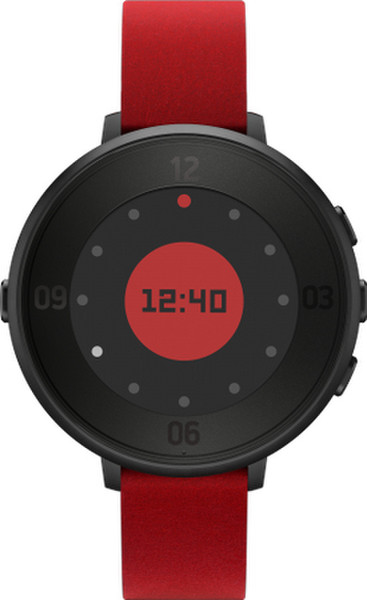 Pebble Time Round 28g Schwarz Smartwatch