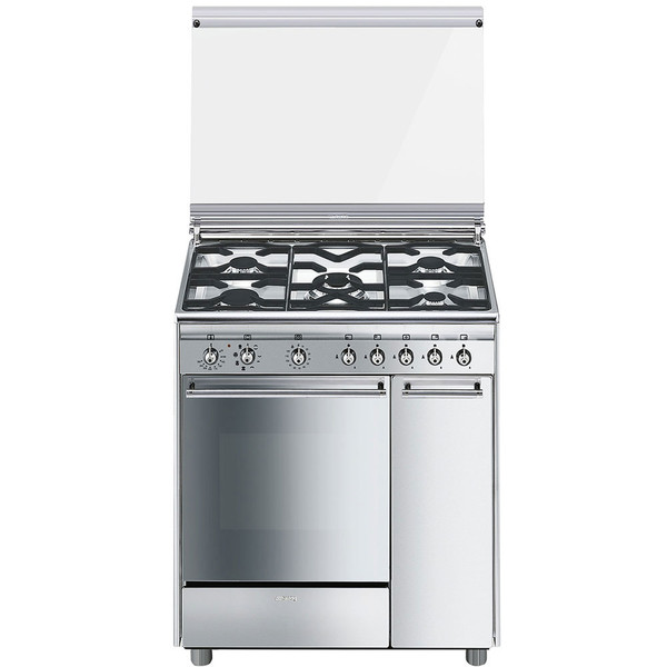 Smeg CX81MT2 Freistehend Gas hob A Edelstahl Küchenherd