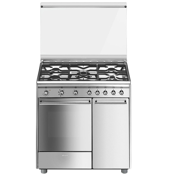 Smeg CX91M2 Freistehend Gas hob A Edelstahl Küchenherd