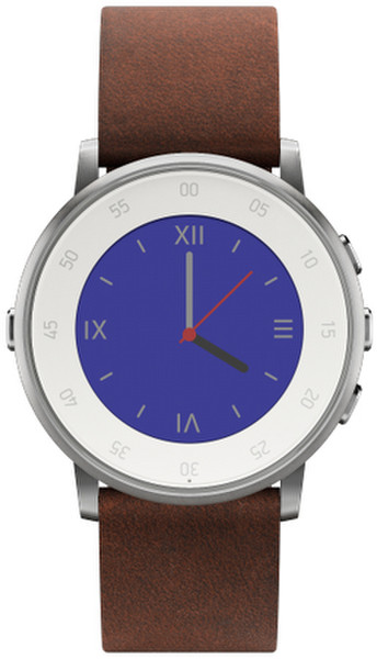 Pebble Time Round 32g Silver,White smartwatch