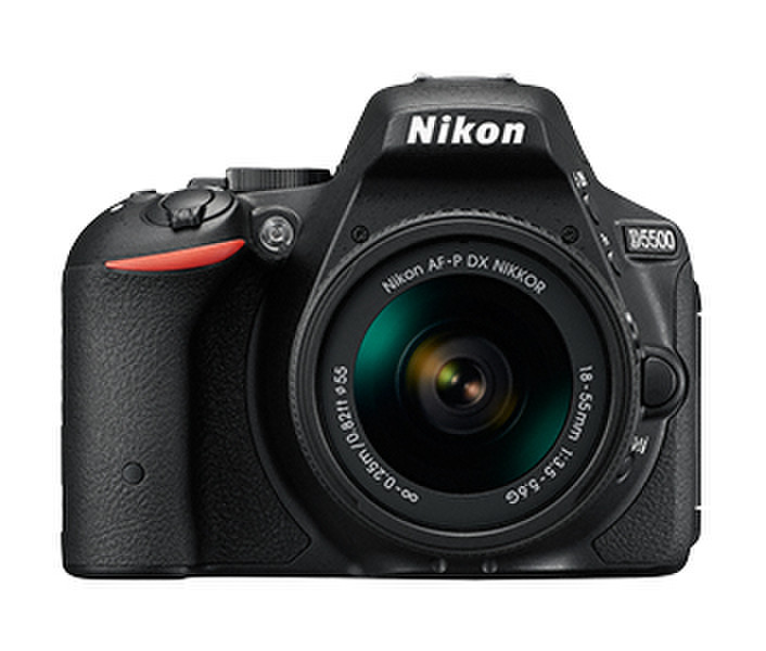 Nikon D5500 + AF-P 18-55mm VR + 55-300mm VR 24.2МП CMOS 6000 x 4000пикселей Черный