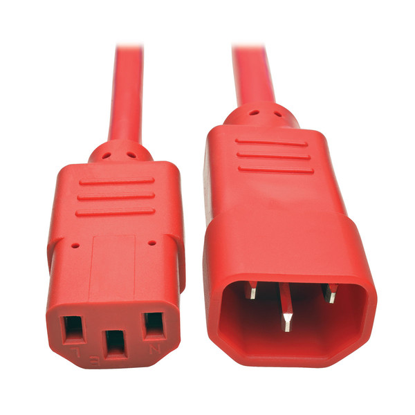 Tripp Lite P004-006-AGN 0.9м Разъем C14 Разъем C13 Красный кабель питания