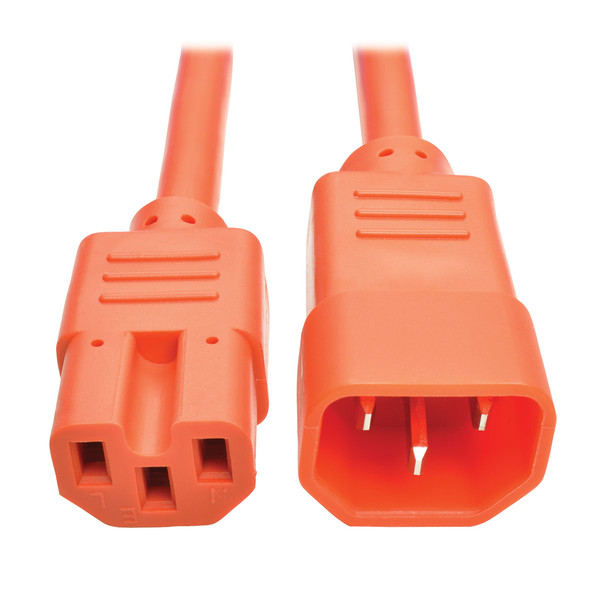 Tripp Lite P005-003-ABL 0.6м Разъем C14 Разъем C15 Оранжевый кабель питания