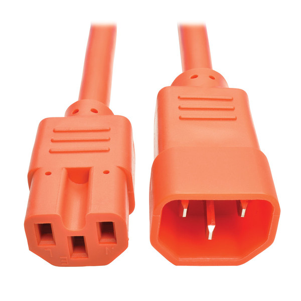Tripp Lite P018-002-ABL 1.8м Разъем C14 Разъем C15 Оранжевый кабель питания