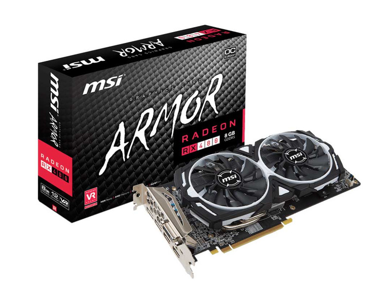 MSI RADEON RX 480 ARMOR 8G OC