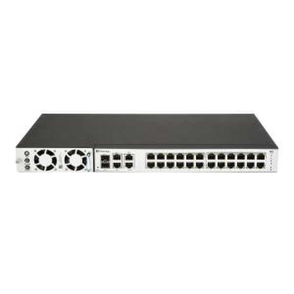 Phybridge NV-FLX-024 Управляемый L2 Fast Ethernet (10/100) Power over Ethernet (PoE) 1U Черный сетевой коммутатор