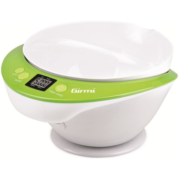 Girmi PS20 Tabletop Electronic kitchen scale Green,White