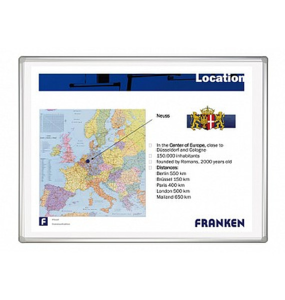 Franken PRO Plus Enamel Magnetic whiteboard