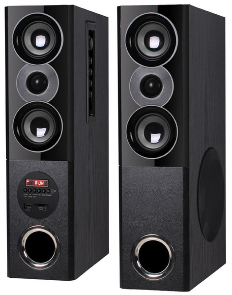 QFX BT-5000 4200W Black loudspeaker