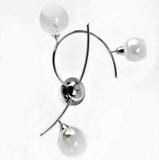 Novecento Debby Indoor Chrome,White