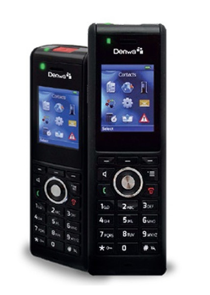 DENWA DW-X440 DECT Идентификация абонента (Caller ID) Черный телефон