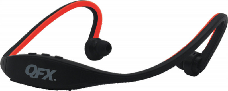 QFX H-72BT Ear-hook,Neck-band Binaural Black,Red