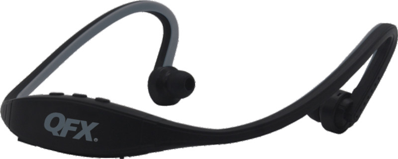 QFX H-72BT Ear-hook,Neck-band Binaural Black,Grey