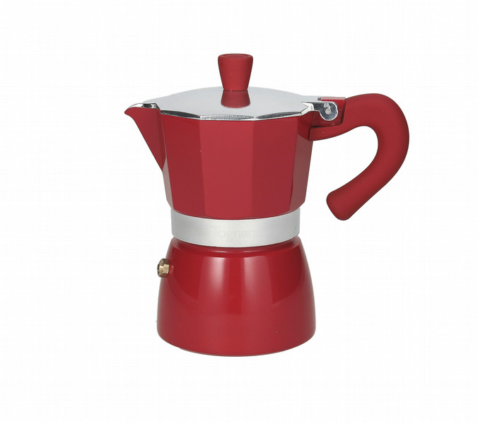 Tognana Porcellane V4430011ROS Red moka pot