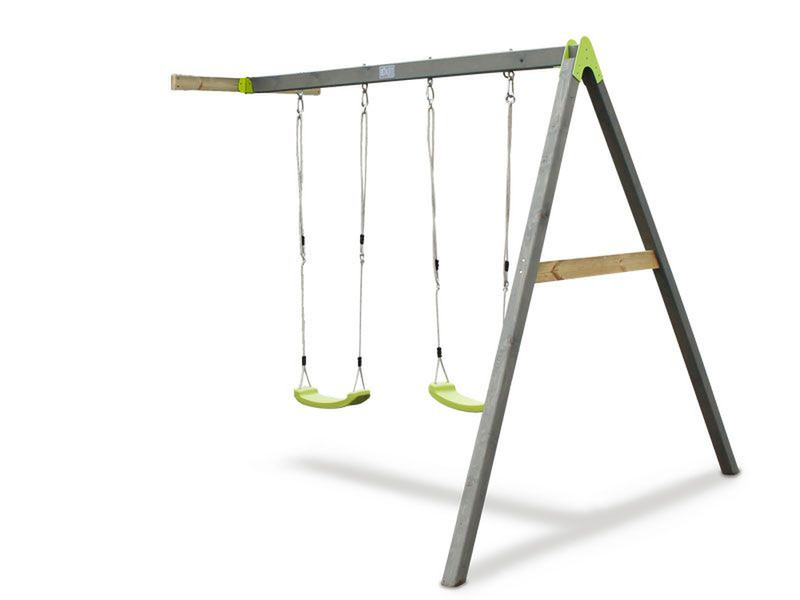 EXIT Aksent Double Swing Arm for Playtower Playground swing set