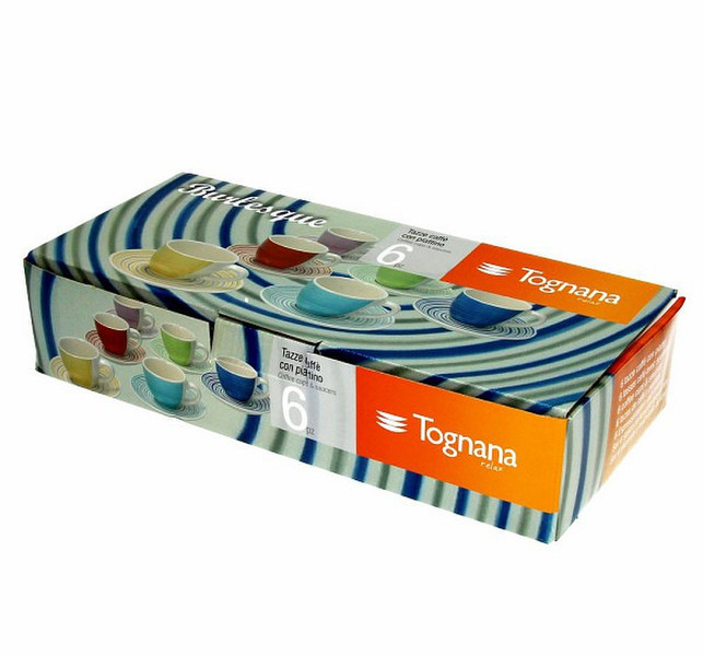 Tognana Porcellane LS18534M015 Multi Coffee 6pc(s) cup/mug