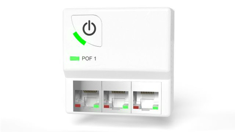 casacom 7640166870555 Gigabit Ethernet (10/100/1000) Power over Ethernet (PoE) White network switch