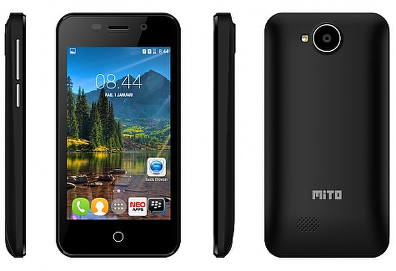 Mito A120 0.512GB Black smartphone