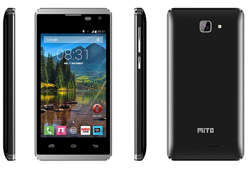 Mito A80 8GB Black smartphone