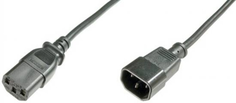 Link Accessori LP1176 0.5m C13 coupler C13 coupler Black power cable