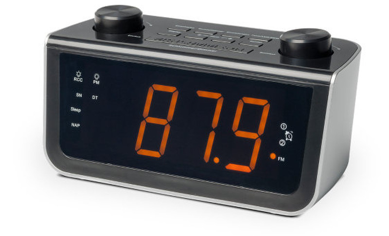 Medion Life P66000 (MD 84463) Часы Analog & digital Черный, Cеребряный радиоприемник