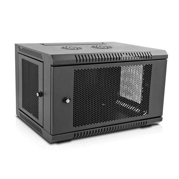 V7 RMWC6U-1E Wall mounted Black rack