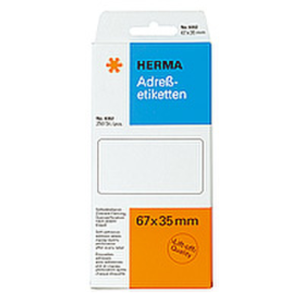HERMA Address labels continous fanfolded 67x35 250 pcs.