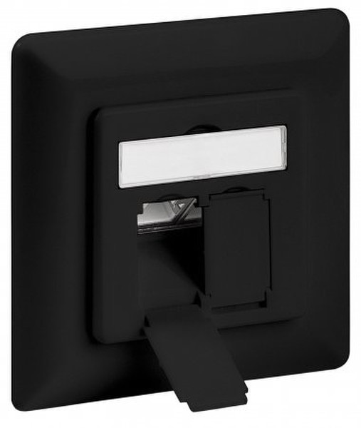 Intellinet 771665 2 x RJ-45 Black socket-outlet