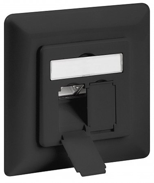 Intellinet 771672 2 x RJ-45 Black socket-outlet