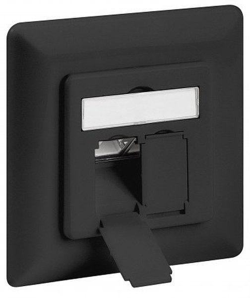 Intellinet 771573 2 x RJ-45 Black socket-outlet