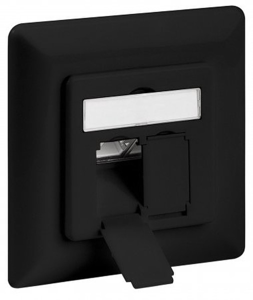 Intellinet 771566 2 x RJ-45 Black socket-outlet